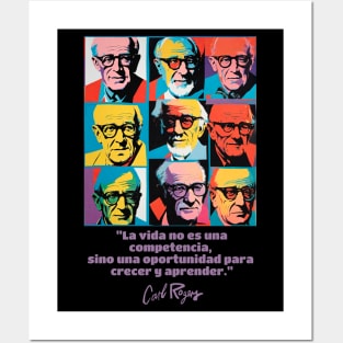 Carl Rogers quote Posters and Art